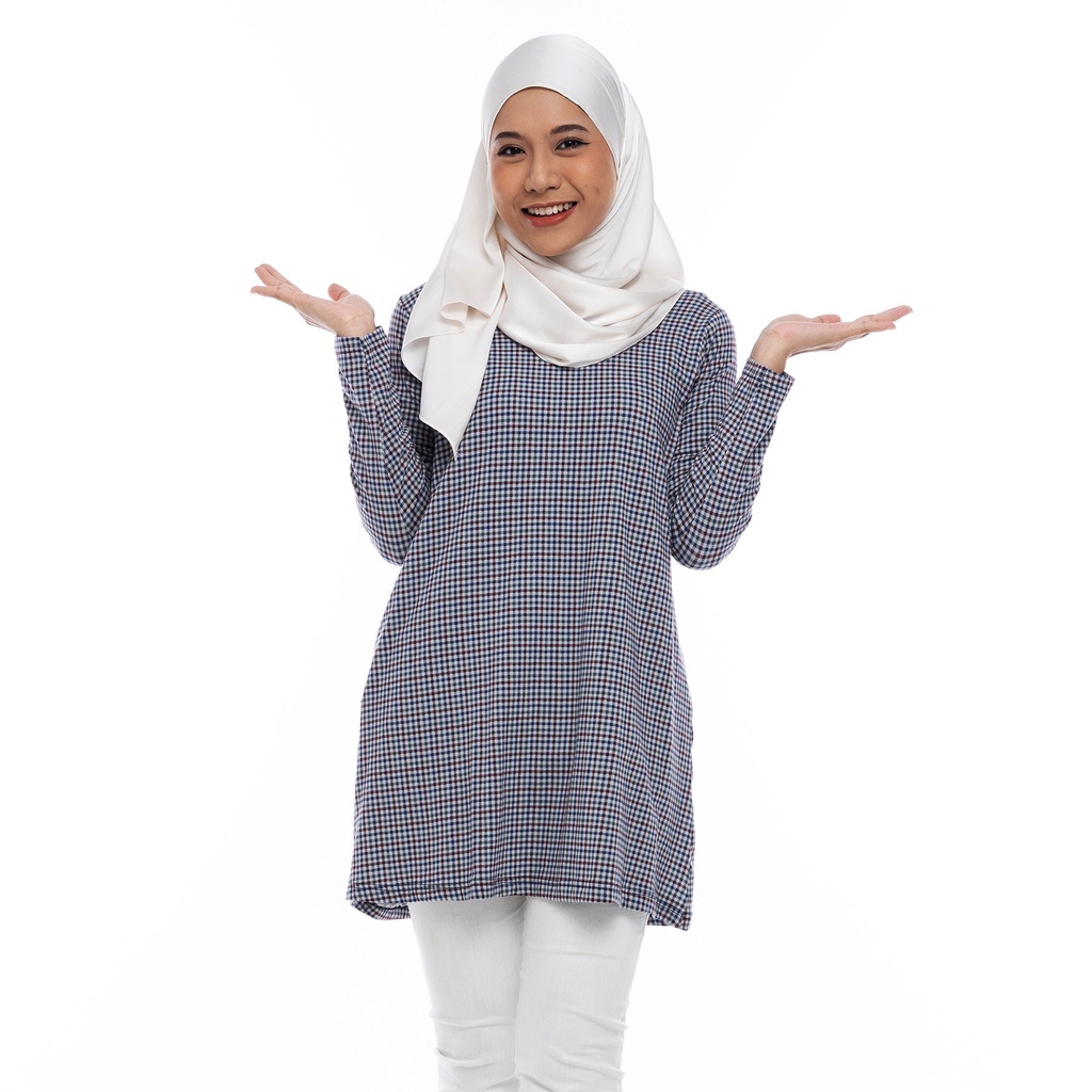 เสื้อยืด AQEELA Basic Muslimah - สีเทา (aq999c)