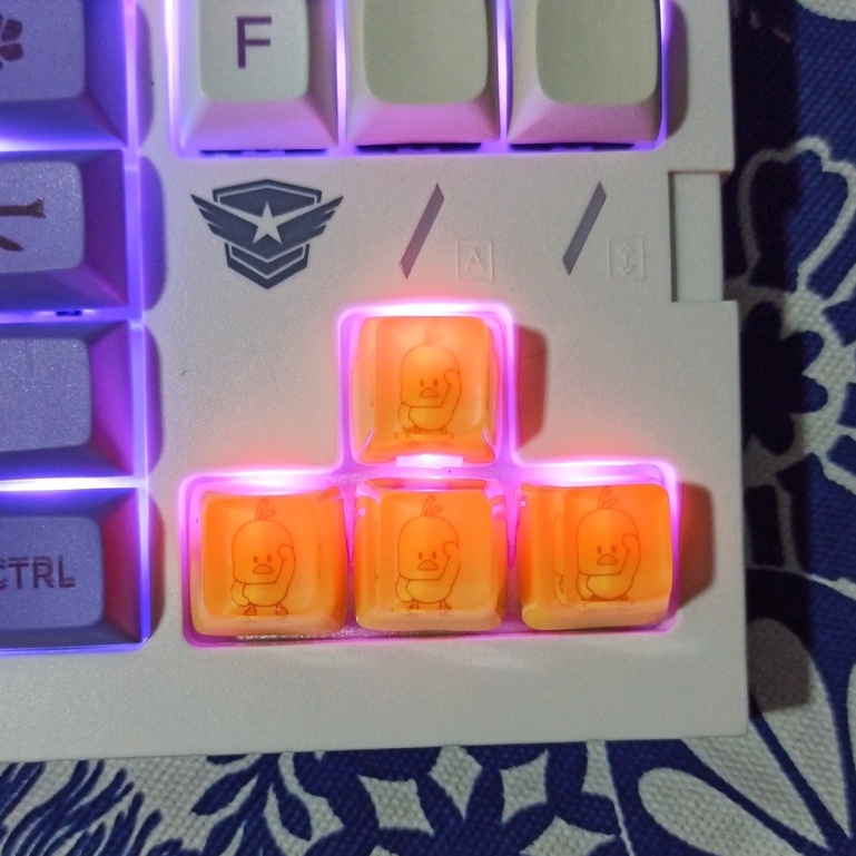 1PCS น่ารักคีย์บอร์ด Keycap เรซิ่น Keycap