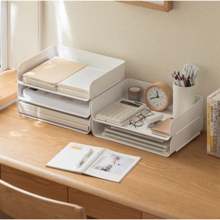 Omocha | (1 ถาด) Document sheet layer box ถาดเอกสาร อุปกรณ์จ…