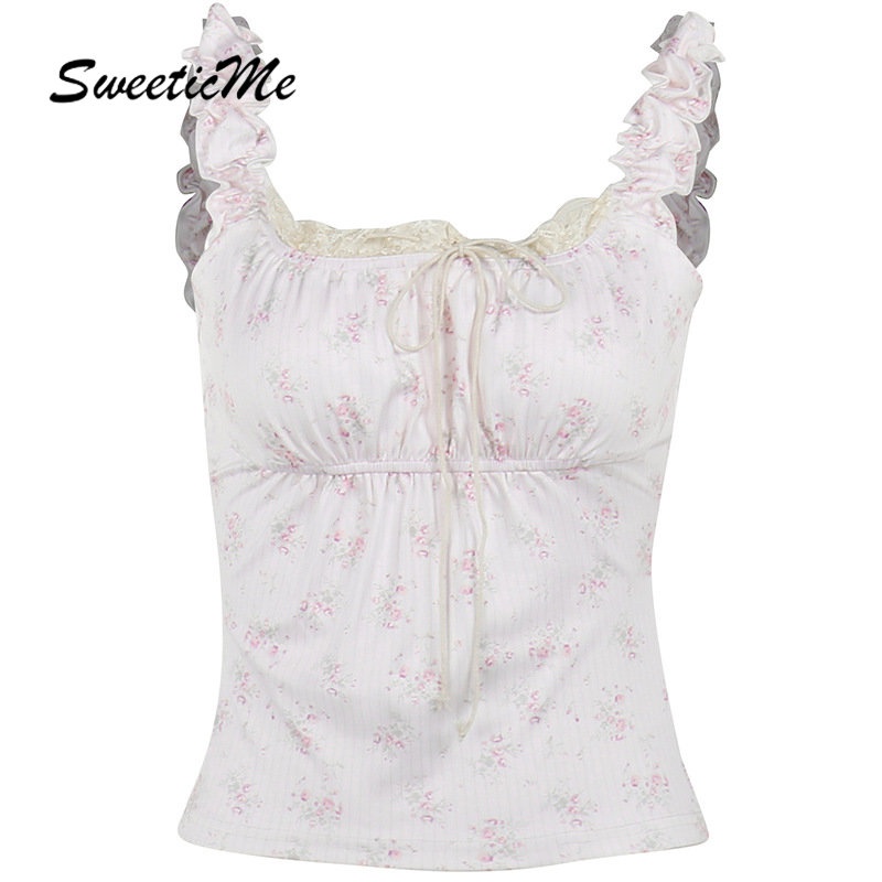 Sweeticme เสื้อกั๊กแขนกุดลําลอง เข้ารูป สีพื้น แฟชั่นสําหรับผู้หญิง 2023