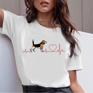 Bull Terrier Rottweiler Kawaii T Shirt Women Beagle Border Collie Malinois Funny T-shirt Cute Whippet Greyhound Tsh_04