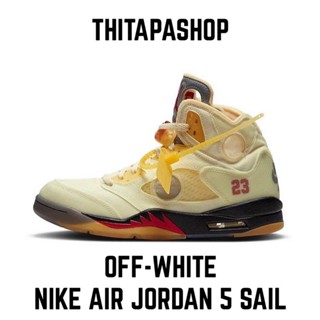 OFF-WHITE X NIKE AIR JORDAN 5 SAIL