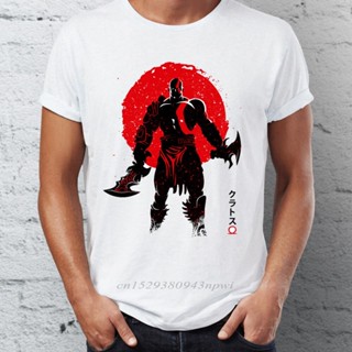 Mens T Shirt Kratos God of War Under the Sun Artsy Gaming Mens Tshirt Hip Hop Streetwear New Arrival Male Clothes_02