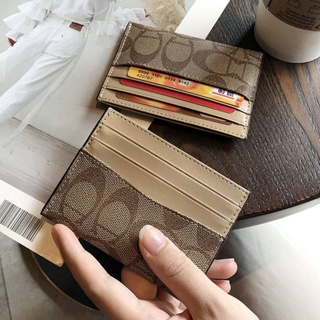 SENSES// Card Holder Small and Ultra-Thin Exquisite High-End Mini and Simple Trendy New Credit Bank Card Holder Personality Vintage Card Holder wTLU