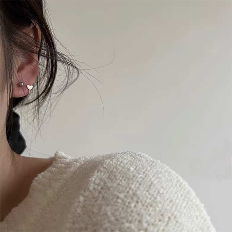 We Flower ต่างหูเงิน 925 แบบเกลียว รูปลูกบอลดาว ขนาดเล็ก มินิมอล เครื่องประดับ สําหรับผู้หญิง ผู้ชาย - รูปที่ 5