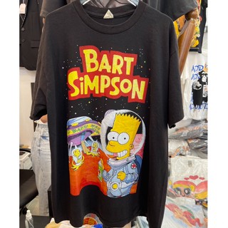 BART Simpson⚡️เสื้อยืดผ้าฟอก Unisex Cotton 💯 งานใหม่ ทำเก่า ผ้าฟอกเฟดนุ่ม ไร้ตะเข็บข้าง สกรีนจม หน้าหลัง ⚡️⚡️