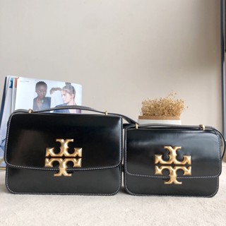 Tory burch กระเป๋ากล้อง กระเป๋ากล่อง TB ผู้หญิง กระเป๋าหนังวัว ขนาดใหญ่ กระเป๋าสะพายไหล่ข้างเดียว กระเป๋าสะพายข้าง แฟชั่น สําหรับผู้หญิง