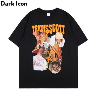 Dark Icon Hip Hop T-shirt 2020 Summer Street Hipster Rap Mens Tshirt Cotton Tee Shirts Male Clothing_04