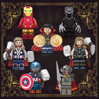 Ultron Wanda Thor Doctor Strange Black Panther บล็อคตัวต่อของเล่น เพื่อการเรียนรู้ สําหรับเด็ก DIY