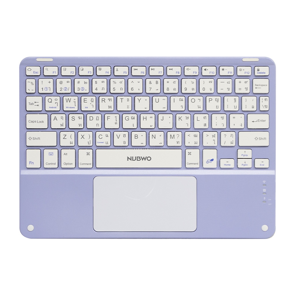 BLUETOOTH KEYBOARD NUBWO NKB106 (PURPLE)