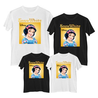 Disney Snow White T shirt Comfortable Breathable 100% cotton T shirt for girls Women tee shirt famil_03