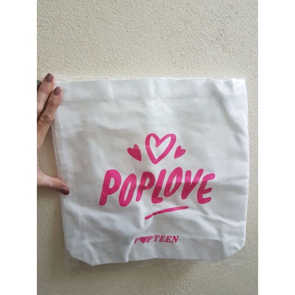 กระเป๋าผ้า POPTEEN  POPLOVE