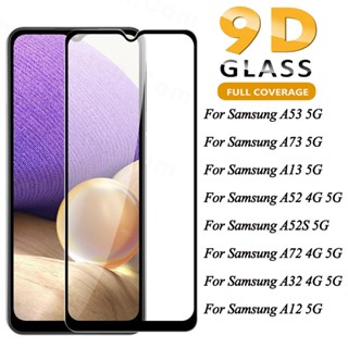 ฟิล์มกระจกนิรภัยกันรอย 9D สําหรับ Samsung Galaxy A53 A73 A13 A52S A52 A72 A42 A32 A22 A71 A51 5G 4G