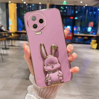 เคสโทรศัพท์มือถือ TPU ลายกระต่ายหน้ายิ้ม หรูหรา สําหรับ Infinix Note 12 Pro 4G 5G Note 12 2023