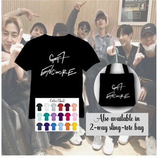  ใหม่เอี่ยมเสื้อยืด Got7 Shirt OR Sling Tote Bag [ kpop Encore ]เสื้อยืด เสื้อคู่รัก