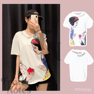 T010 Round Neck Tee - Snow White Inspired cQ0J_01