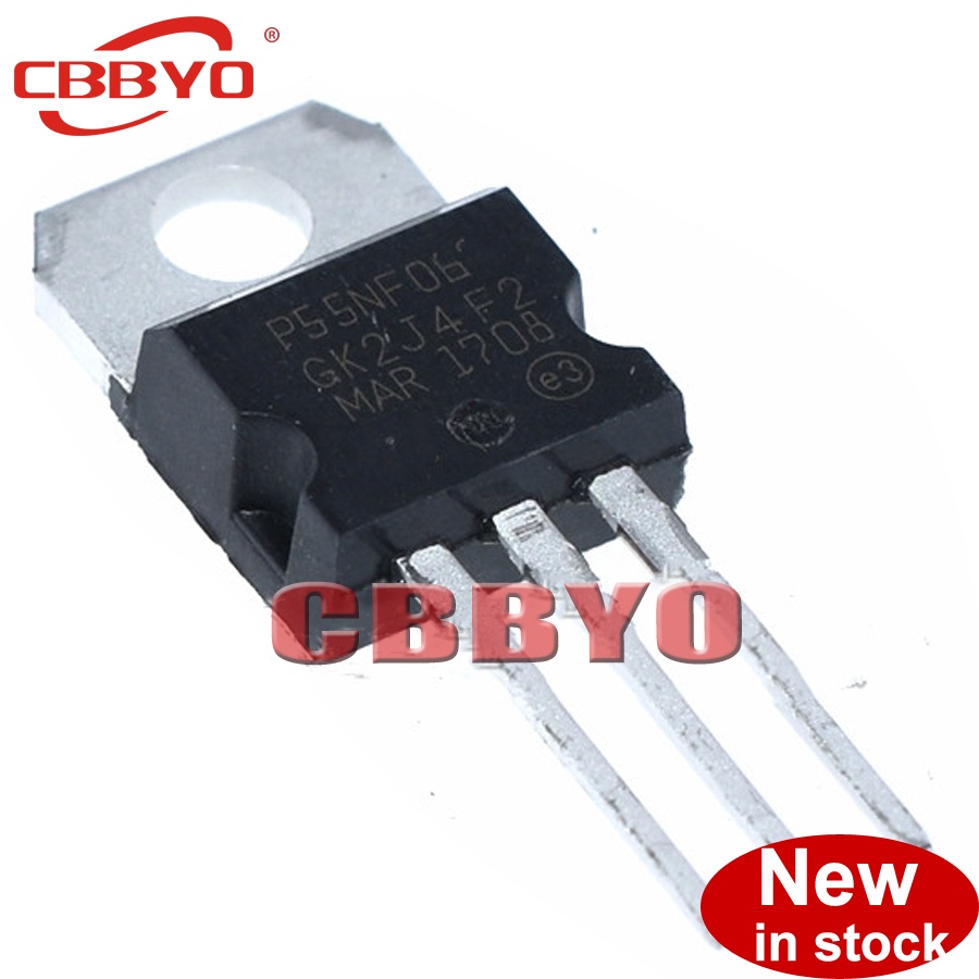 10 ชิ้นแบรนด์ใหม่ STP55NF06L STP55NF06 P55NF06L P55NF06 TO-220