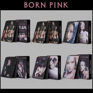 black pink  album born pink with the same paragraph 53 pieces of LOMO card small card random card around Jisoo Jennie Rose Lisa Blink comeback BP