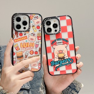 Casetify ใหม่ เคสโทรศัพท์มือถืออะคริลิค ลายหมู สําหรับ iPhone 13 Pro Max 14 Pro Max 14 12 Pro Max 12 14Pro 13 14 plus 12Pro 11 13Pro