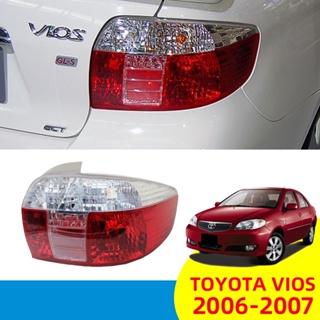 ไฟท้ายรถยนต์ Toyota Vios Ncp42 (2006-2007) เสื้อ​ไฟท้าย ไฟท้าย​แต่ง ไฟท้ายไฟเบรค​ ไฟเลี้ยว Taillamp Taillight ไฟท้าย​ พร้อมทับทิม ไฟท้ายกันชนหลังสําหรับ​ ทับทิมในฝาท้ายไฟท้าย ไฟเบรก ไฟสัญญาณเตือน