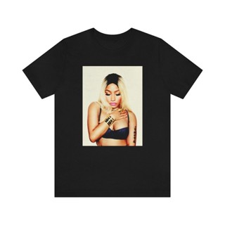 เสื้อยืด คอกลม พิมพ์ลาย Nicki Minaj Aesthetic Premium เหมาะกับของขวัญวันเกิด สไตล์มินิมอล สําหรับผู้ชาย และผู้หญิง