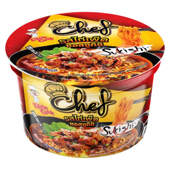 ลิตเติ้ลกุ๊กเชฟ COOK รสไก่เผ็ดซอสซูกิชิ 78ก.LITTLESPICY CHICKEN SUKISHI78G