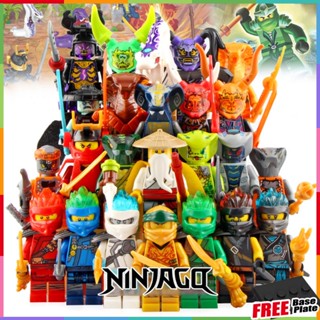 Ninja Master Wu Minifigures General Vex Ninjago Ice Emperor Shark Army Jelly Lord Garmadon Samukai มินิฟิกเกอร์ของเล่น