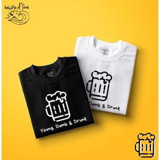 Young, Dumb and Drunk Statement Shirt Beer T-shirt Statement Shirt_01