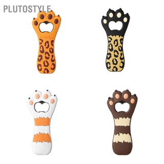 PLUTOSTYLE Cat Paw ที่เปิดขวดการ์ตูน 3D Shape ที่เปิดขวดเบียร์ในครัวเรือน Magnetic ตู้เย็น Magnet