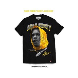 เสื้อยืด แขนสั้น ลาย Smoke Rocky Bootleg