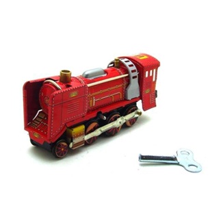 blg Vintage Tin Train Running Toy Clockwork Toy Model Furniture Decoration Craft