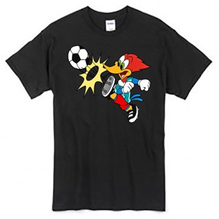 พร้อมส่ง เสื้อยืดแขนสั้น คอกลม ผ้าฝ้าย 100% พิมพ์ลายการ์ตูน Woody Woodpecker หลากสี แฟชั่นฤดูร้อน สําหรับผู้ชายS-5X_03