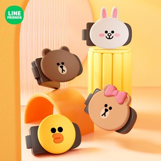 [Line Friends] อุปกรณ์เมาท์คลิปหนีบเข็มขัดนิรภัย ปรับได้ เพื่อความปลอดภัย สําหรับเด็ก