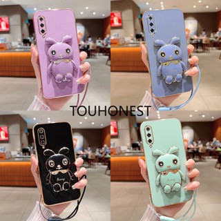 เคส Xiaomi Mi 9 Pro เคส Xiaomi Mi 8 เคส Xiaomi Mi 10S เคส Xiaomi Mi 10 Lite Case Xiaomi Poco F4 GT Case Xiaomi Poco C31 Case Soft Silicone Shockproof Cute Rabbit Bunny Bracket Stand Phone Cover Case With Rope โทรศัพท์มือถือ ซิลิโคนนิ่ม กันกระแทก