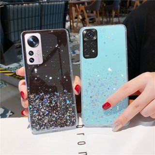 เคสซิลิโคนนิ่ม ประดับเลื่อม กลิตเตอร์ กันกระแทก สําหรับ Xiaomi 13 Pro 12 Lite 12s 12x 11 Lite 5G NE Mi 11T 12T Pro