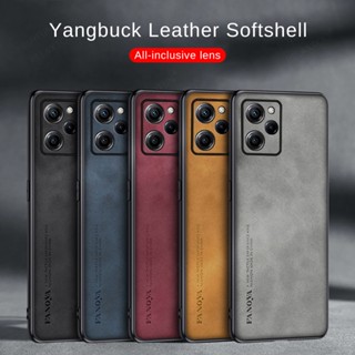 เคสโทรศัพท์หนังแกะนิ่ม กันกระแทก กันกล้อง หรูหรา สําหรับ Xiaomi Poco X5 Pro 5G Pocco X 5 5X X5Pro PocoX5