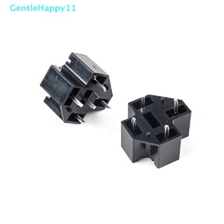 Gentlehappy อะแดปเตอร์ซ็อกเก็ตรีเลย์ 40A 4/5 Pin SPDT PCB พร้อมขั้วต่อ 6.3 มม. สําหรับรถยนต์