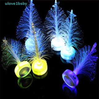 Ulove1bsby โคมไฟ LED ไฟเบอร์ออปติก หลากสีสัน สําหรับตกแต่งต้นคริสต์มาส