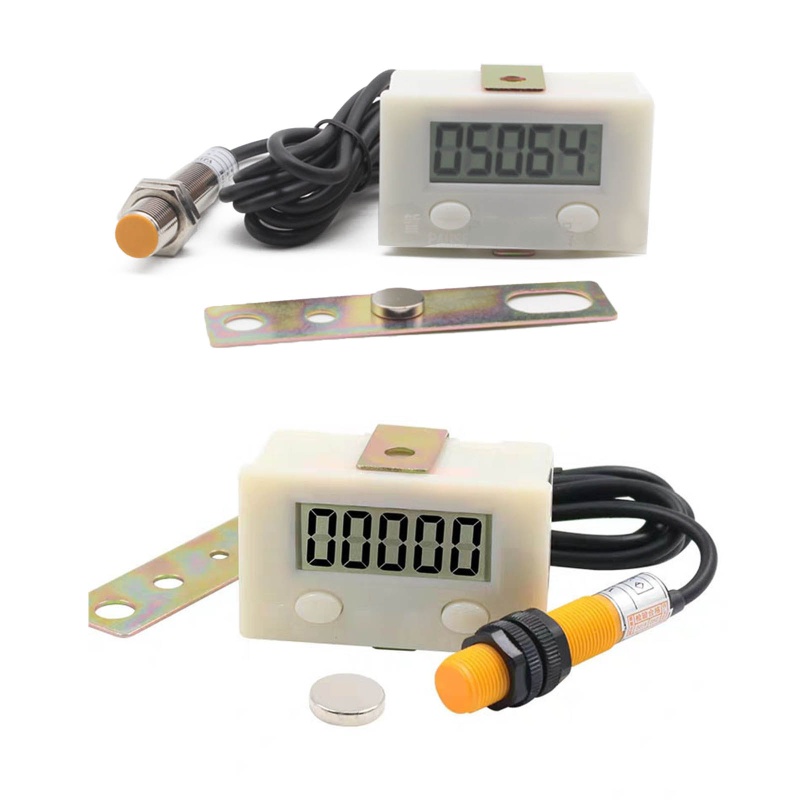 Pcf* เครื่องนับจํานวนดิจิทัล พร้อมสวิตช์แม่เหล็กไฟฟ้า หน้าจอ LCD