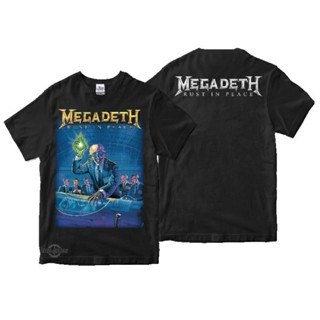 เสื้อยืด พิมพ์ลายวง megadeth - RUST IN PEACE HEAVY metal Premium สําหรับผู้ชาย