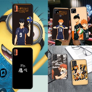 เคสโทรศัพท์มือถือแบบนิ่ม ลายอะนิเมะ Haikyuu AA สีดํา สําหรับ Redmi Note 8 8T 8 Pro 9 9S 9 Pro 9 Pro Max 9T