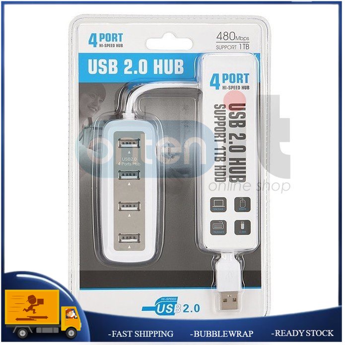 BYL 1816U2 - USB 2.0 HUB 4 PORT HI SPEED SUPPORT 1TB HDD