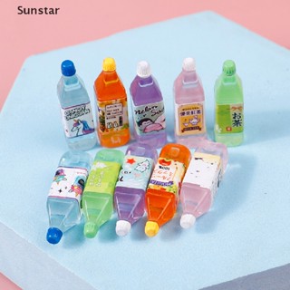 Sunstar ชุดโมเดลเครื่องดื่ม น้ําผลไม้จิ๋ว สไตล์ญี่ปุ่น สําหรับตกแต่งบ้านตุ๊กตา 5 ชิ้น