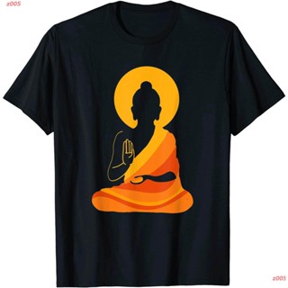 เสื้อยืดผู้ #ถูกสุด Buddha YingYangZen Yoga T-shirt Tee, Relax AndEnjoy Life! T-Shirt พระพุทธเจ้าเสื้อยืดพิมลาย เสื้อยืด