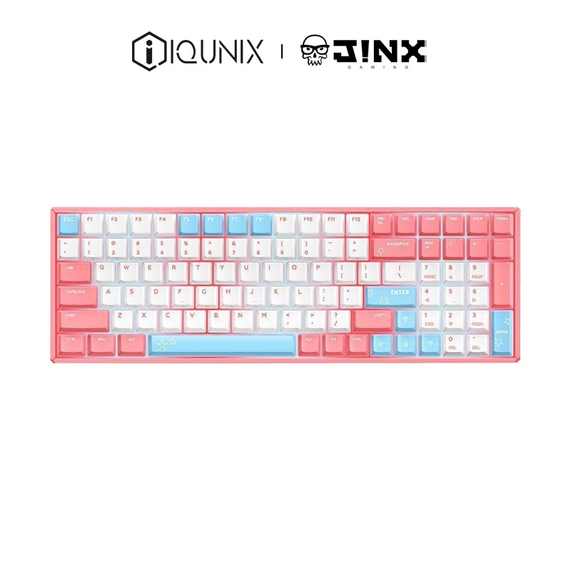 IQUNIX F96 Peach คีย์บอร์ด(ภาษาอังกฤษ) ประกันศูนย์ 1 ปี