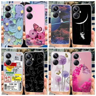 เคสโทรศัพท์มือถือแบบนิ่ม ใส ลายนักบินอวกาศน่ารัก สําหรับ Realme 10 Pro Plus Realme10 Pro+ RMX3687 RMX3686