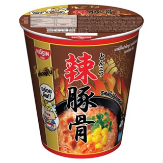 นิสชินคัพสไปซี่ทงคตสึ70กNISSIN TONKOTSU CUP SPICY70G.