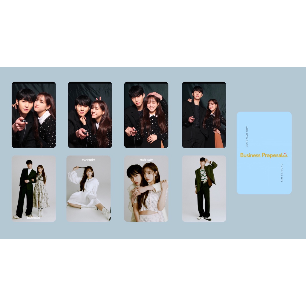 การ์ดมุม Otp ออกเดทสํานักงาน (Kim Sejeong -Ahn Hyo Seop)