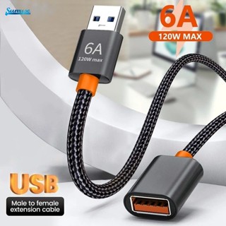 สายเคเบิลไนล่อนถัก USB 3.0 ตัวผู้ เป็นตัวเมีย ความเร็วสูง 1/1.5 เมตร สําหรับเครื่องพิมพ์กล้อง PC TV