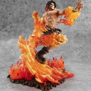 โมเดล One Piece POP Fire Fist Ace MAX ครบรอบ 15 ปี กล่องของขวัญ แฮนด์เมด